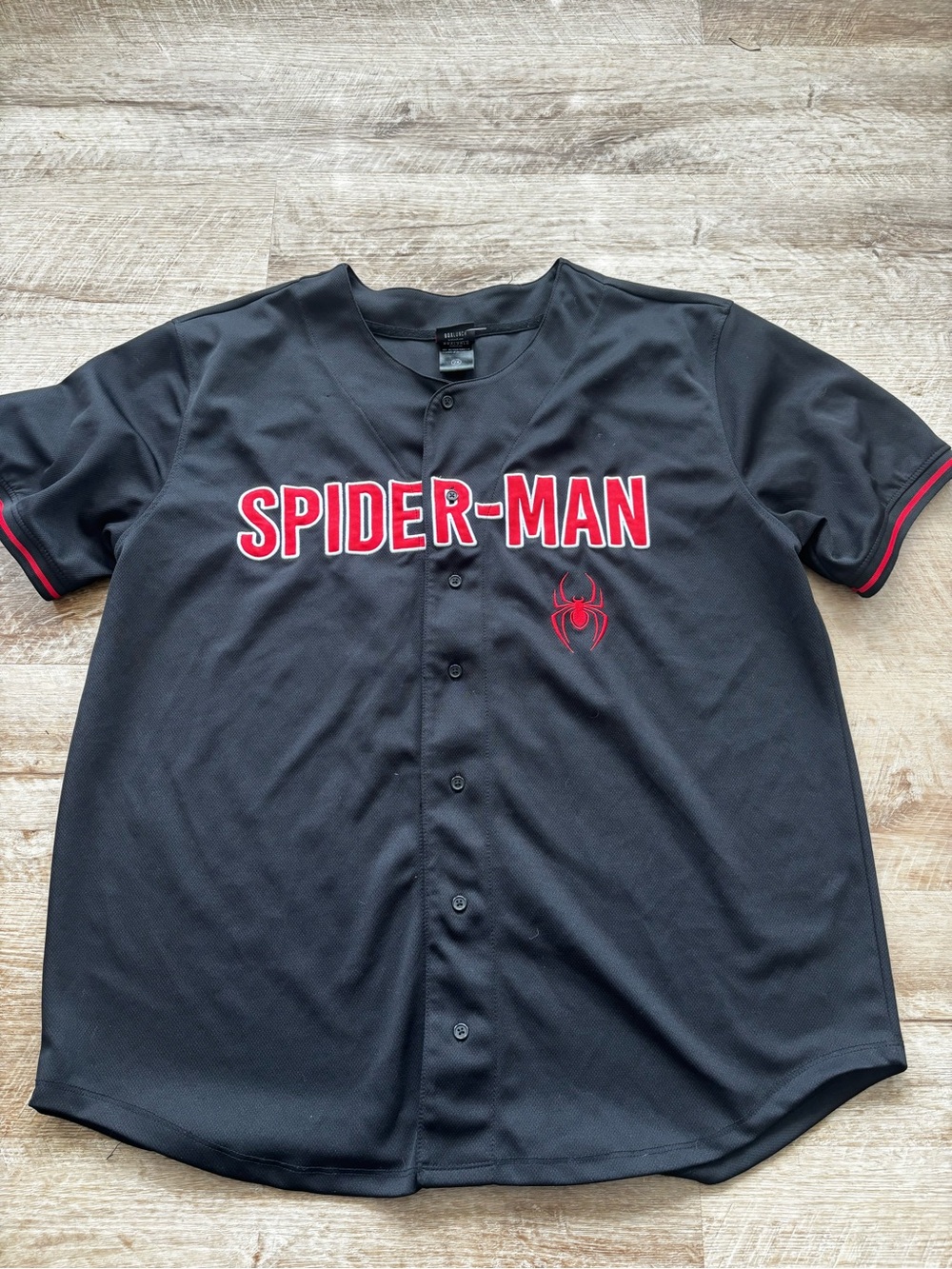 Marvel Black and Red Spider-Man Jersey